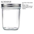 Nut Storage Container Large Capity Glass Sealed Jar with Airtight Lid Multifunctional Storage Container for Fruit Jam Nuts Tea 500ml Sealed Jar with Silicon Seal. 