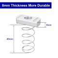3/8inch-16 Strut Channel Nuts, Spring Strut Channel Cone Nuts.