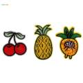 2x18x Fruit Series Embroidery Patches Craft Embroidery Applique Sewing for Kid. 