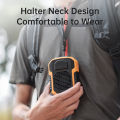 Vissko Outdoor Hanging Neck Fan Waist Fan 6000mah Mini Portable Rechargeable Bladeless Cooling Fan For Hiking Climbing Sports. 