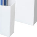 2 Pack Magnetic File Holder - Paper Holder, Pocket Organizer,Hanging Wall File Organizer Office Supplies Storage, Magazine Mail Organizer Case for Notebooks,Planners,Letter. 