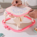 Sewing Tool Round Plastics Bilayer Embroidery Frame Hoops Plastic Embroidery Hoop Rings For DIY Cross Stitch Needle Craft Tool.