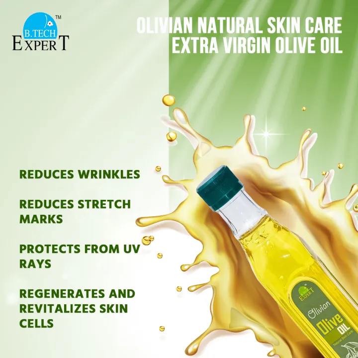 B.Tech%20ExperT%20Extra%20Virgin%20Premium%20Olive%20Oil%20100ml%20for%20Natural%20Skin%20Care,%20Soothing%20/%20Sun%20Protection%20-%20Image%204