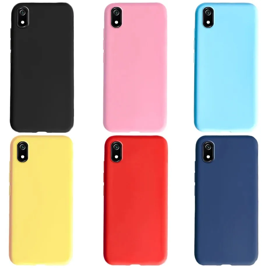 Case For Xiaomi Redmi 9A Matte Black Cover Silicon TPU Soft Cases
