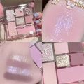 7 Colors Matte Eye Shadow Palette Shimmer Glitter Portable Eyeshadow Waterproof Long-lasting Korean Charming Eye Makeup Cosmetic Abandon Abandon.