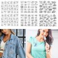 DIY Stitching Embroidery Paper Accessories Handmade Embroidery Crafts Flowers and Leaf Designs Stick Pattern Stabilizers Sewing Supplies Hand Stitch Embroidery Dissolving Transfer Paper Beginners. 