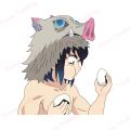 Anime Car Stickers Inosuke Demon Slayer Vinyl Decal for Window Motorcycle Camper Bumper Helmet Truck Laptop Decoration PVC. 