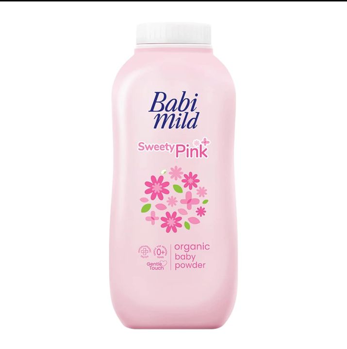 BABI MILD Sweety Pink Organic Baby Powder 350g. (Thailand) | Daraz.com.bd
