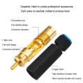 YYTCG Pure Copper Gold Plated RCA Plug Self Locking Audio Connector.