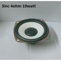 3inch 4Ω 10Watt Full Range Audio Speaker Stereo Woofer Loudspeaker. 