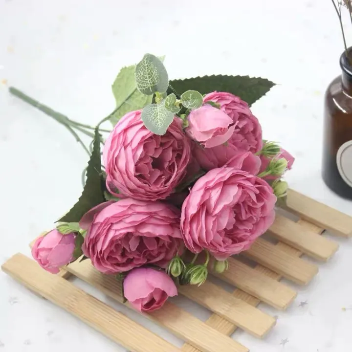 1%20Bouquet%209%20heads%20Artificial%20Peony%20Tea%20Rose%20Flowers%20Camellia%20Silk%20Flower%20flores%20for%20DIY%20Home%20Garden%20Wedding%20Decoration%20-%20Image%207