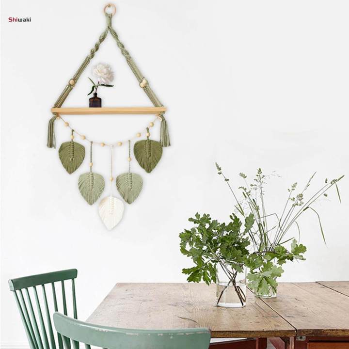 Leaves%20Macrame%20Wall%20Hanging%20Tapestry%20Chic%20Boho%20Wall%20Decor%20Wooden%20Floating%20Shelf%20for%20Indoor%20Apartment%20-%20Image%207