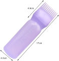 Multi-functional Hair Dyeing Treatment Oil Cream Shampoo Bottle Oil Coloring Dispensing Applicator Brush Tip Bottle. 