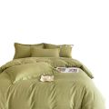 New Cashmere Four-Piece Set Olive Green Quilt Cover Bed Sheet Dorm Bedding Affordable luxury style. 