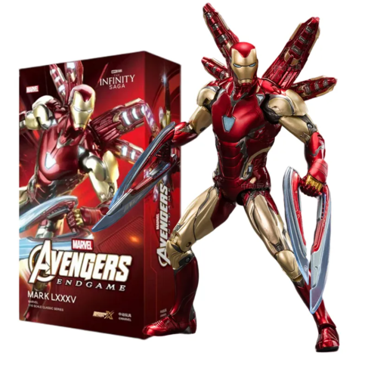 ZD%20Toys%20Marvel%20Iron%20Man%20MK85%20Action%20Figure%20LED%207"%20with%20The%20Infinity%20SAGA%20Hologram%20Shield%20Figure%20Toy%20Gift%20-%20Image%202