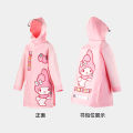 Happiness Mary Culomi Kids Raincoat Girls Poncho Large Brim Student School Waterproof Suit Girls Mid LongSmartwatches.