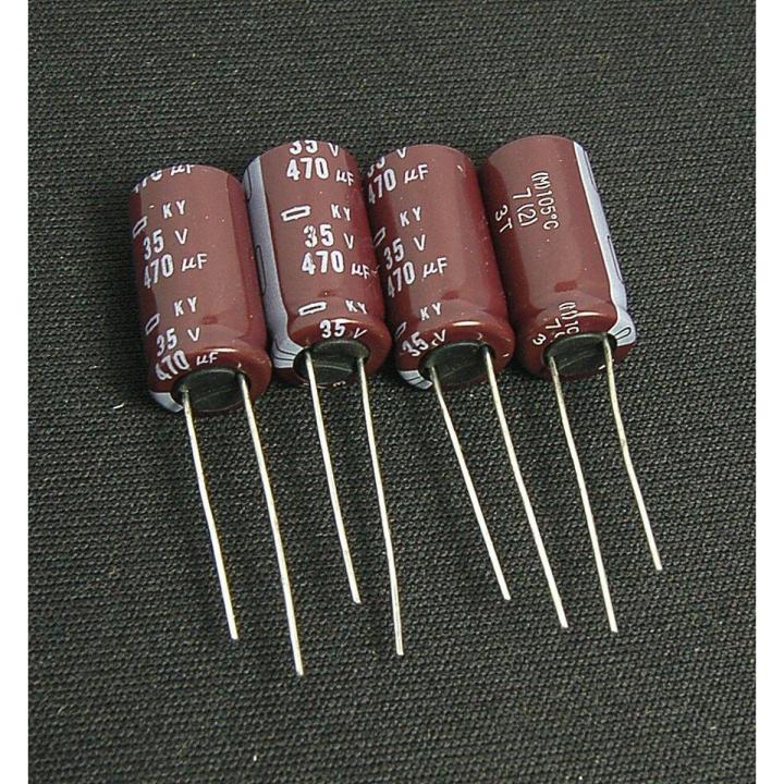Radial 470uF Electrolytic Capacitor 35V-10Pcs