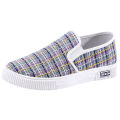 Trendy shoes, spring and autumn new cloth shoes, women's canvas shoes, student shoes, one-footed jumps, versatile, casual flat fashion women's single shoes. 