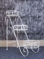 Metal Stair-Style Flower Stand – Stylish & Durable Plant Display Rack for Indoor/Outdoor Use. 