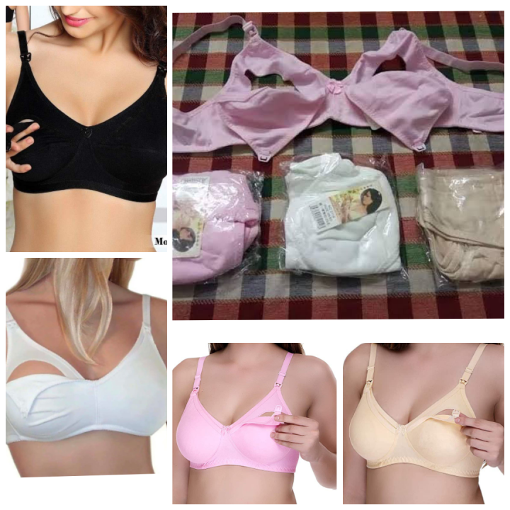 1 pcs Nursing bra.Maternity bra.baby feeding bra.ferrywalibd. Cotton Women best feeding bra.mother care bra.dud khaoanor bra.Stretchable and comfortable Guddi / Deshi Bra for girls Women.Women wear.net bra comfortable.kipper.romper.ramper.dress.new born