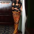 Afripride African Ankara Dresses for Women Tailor Made Dashiki Single Sleeve Ankle Length Casual Cotton Dress A2225075. 