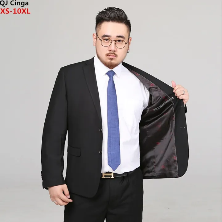 10XL%209XL%20Hot!%20Men's%20Autumn%20Formal%20Dress%203%20Piece%20Suit%20for%20Men%20Loose%20Spring%20V-neck%20Business%20Dress%20Jacket%20Pants%20Vest%20Brand%20Clothing%20-%20Image%203