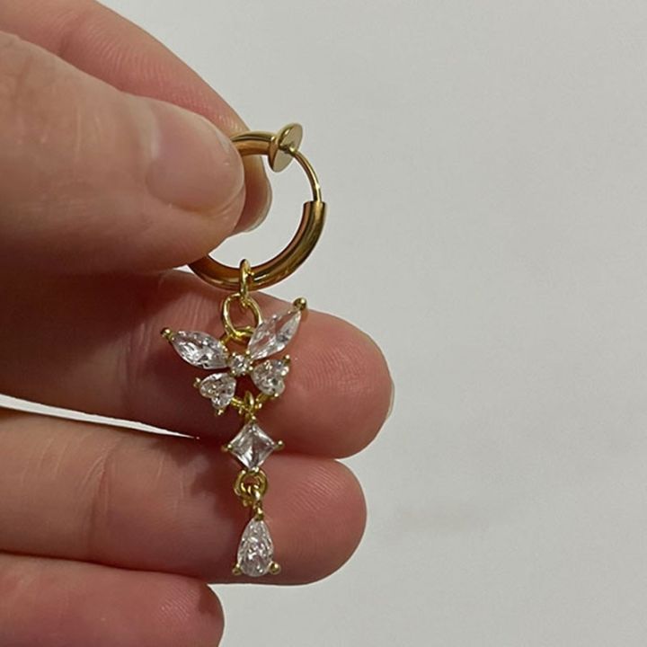 1Pcs%20Butterfly%20Belly%20Button%20Piercing%20Heart%20Belly%20Piercing%20Clip%20on%20Umbilical%20Navel%20Faux%20Belly%20Cartilage%20Earring%20Clip%20-%20Image%205