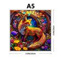 Fox Wooden Puzzle, Irregular Animal-shaped Wooden Puzzle With High Difficulty And Intellectual Toy, Birthday, Holiday, Gifts. 