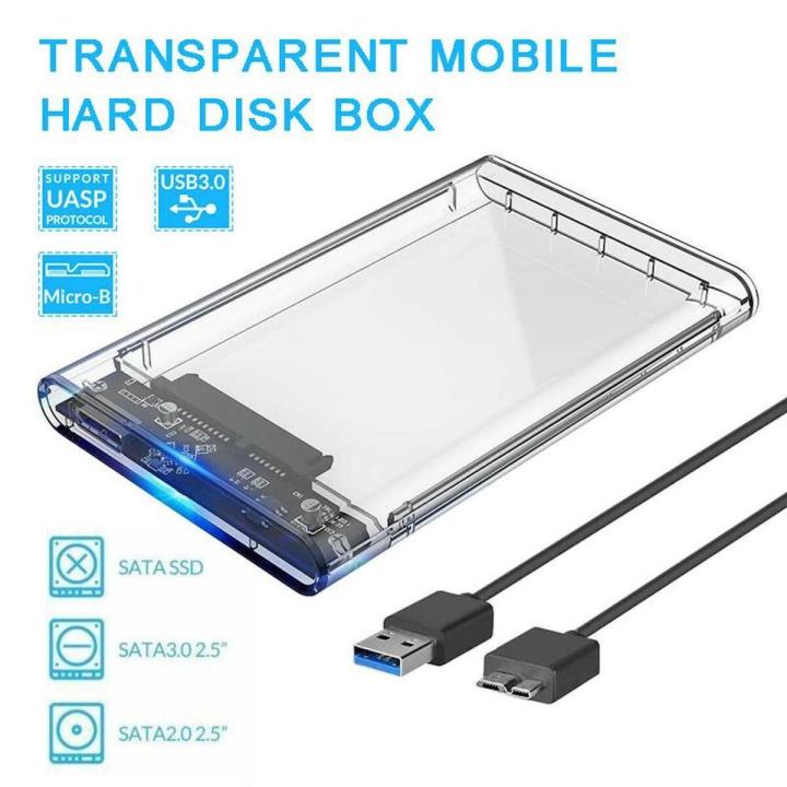 Usb 3.0 2.5-Inch Sata Hdd Ssd External Enclosure Mobile Hard Disk Drive Box Case - Portable External Enclosure For Enhanced Data Storage