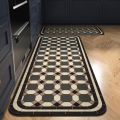 Strictly select simple and modern technology cloth, household kitchen, bathroom water absorption, quick-drying floor mat, toilet door, non-slip foot mat.