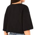 Premium Quality Drop Shoulder OverSize Black Crop Top For Girls.