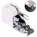 Sewing Machine Presser Foot Press Feet For Brother Household Sewing Machine Parts Side Cutter Overlock Presser Foot - Silver + White.