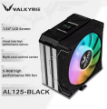 Valkyrie AL125 CPU Cooler with Screen Digital Display RGB.