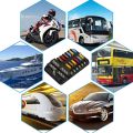 12V 12 Way Marine Fuse Block Fuse Panel with Ground & 12 Volt Fuse Box for Car Automotive Boat RV RZR. 
