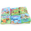 Cartoon Animal Baby Cloth Book Kids Early Learning Develop Cognize Reading Puzzle Books Parent-child Interactive Soft Rustle Sound Baby Toys. 