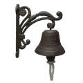 Cast Iron Door Bell Outdoor Dinner Bells Hanging Garden Bell Lawn Yard Decor A.