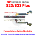 Samsung galxay S23/S23 Plus Power on / off Switch Button Side Volume Up Down Buttons Flex Cable Replacement Parts. 