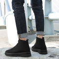 Winter Men Boots Elevator Shoes Hidden Heels Warm Canvas Heightening Shoes For Man Increase Insole 8CM 6CM Casual Lift Sports BunnyGarden.