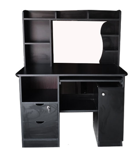 Black%20&%20White%20Computer%20Desk%20With%20Drawers%20and%20Bookshelf%20Layer%20/computer%20table%20plus%20study%20table%20with%20home%20office%20use%20simple%20modern%20multifunctional%20writing%20desks%20by%20Nice%20Furniture%20-%20Image%203