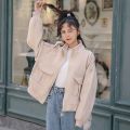 Spring and Autumn New Baseball Uniform Korean Style All-Matching Slimming Short Coat Female Student Small Fashion Jacket Top. 
