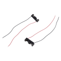 5PCS 1 23A A23 12V Battery Storage Clip Holder Box Case Cell Holder With Wire.