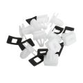 Commonly 10x Mould Moulding Sill Panel Side Skirt Trim Clip Fastener For Honda Civic CRV.