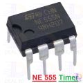 5Pcs- NE555P NE555 555 Timer IC Chip DIP-8 Pin Voltage Regulator With Timer Based IC Chip NE-555 For Electrical Circuitry & Parts. 