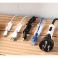 20pcs/set Cable organizer fixed wire clip wall sticker transparent earphone wire storage. 