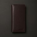 Zays Premium Eco-Friendly Leather Long Wallet for Men, Handmade Slim Compact Wallet 7.4 x 3.7 x 1 Inch, 7 Card Slots, ID Slot, Cash Compartment, 2 Mobile Compartments, Fits Large Smartphones, Luxury Gift Box.