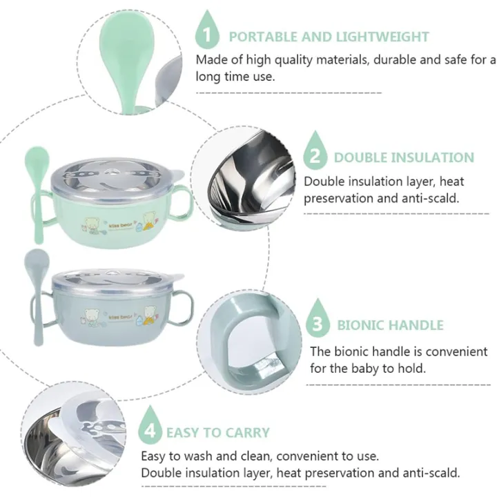 Baby%20Feeding%20Bowl%20with%20Lids%20Stainless%20Steel%20Insulated%20Bowl%20Spoon%20Set%20Children%20Tableware%20Cartoon%20Printed%20Easy%20To%20Clean%20Children%20Food%20Bowl%20-%20Image%205