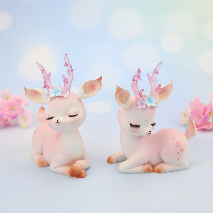 Nordic Cute Deer Car Interior Design Accessories Car Decoration Girl's Room Layout Bedroom Bedside Decoration Decoration