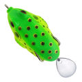 1 pc 5.5cm 11.5gm Floating Frog Lure Black Yellow bait fishing gear fishing frog Borsi. 