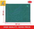 A2 Cutting Mat Double-sided Non Slip PVC (23 Inch x 17 Inch/60 x 45 cm, Green).