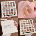 25 Colors Waterproof Eyeshadow Palette Pearlescent Matte Eye Plate Eye Color Makeup Palette Lasting Nature Cosmetic Beauty Abandon Abandon.